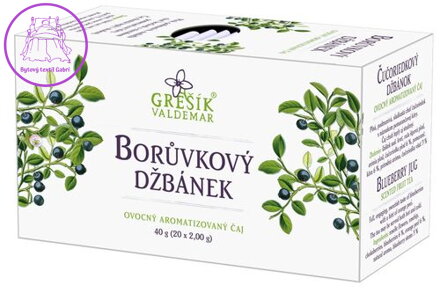 Grešík Borůvkový džbánek 20 x 2,0 g