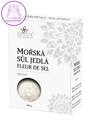 Grešík Sůl Mořská jedlá Fleur de sel 100 g