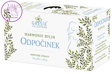 Grešík Odpočinek Harmonie bylin 20 x 1,5 g přebal