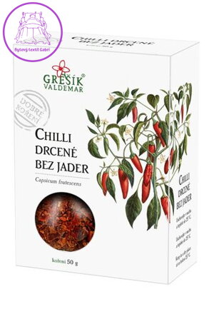 Grešík Chilli drcené bez jader 50 g