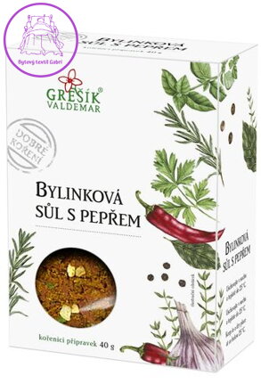 Grešík Bylinková sůl s pepřem 40 g