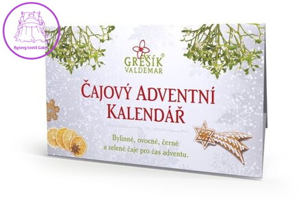 Grešík Čajový adventní kalendář 24 n.s. přebal