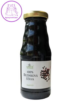 Šťáva Bezinková 100%