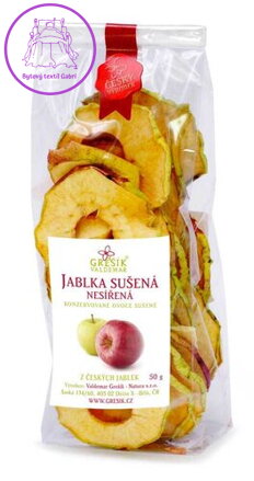 Grešík Jablka sušená nesířená 50 g