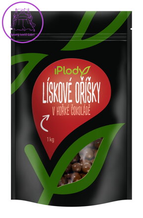 iPlody Lískové ořechy v hořké čokoládě 1 kg