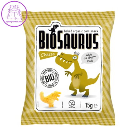Biosaurus Bio křupky se sýrem Bio 15 g