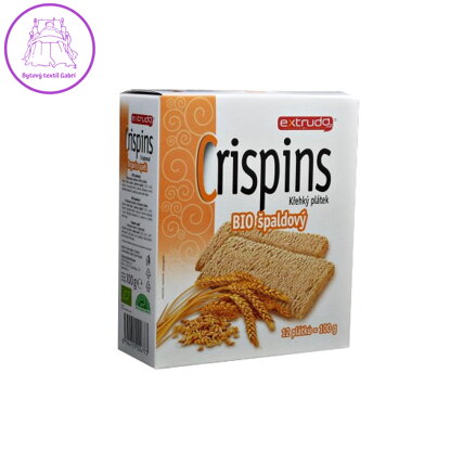Extrudo Crispins špaldový křehký plátek, bio 100g