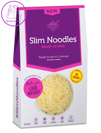 Slim Pasta Konjakové nudle bez nálevu a aroma 200 g