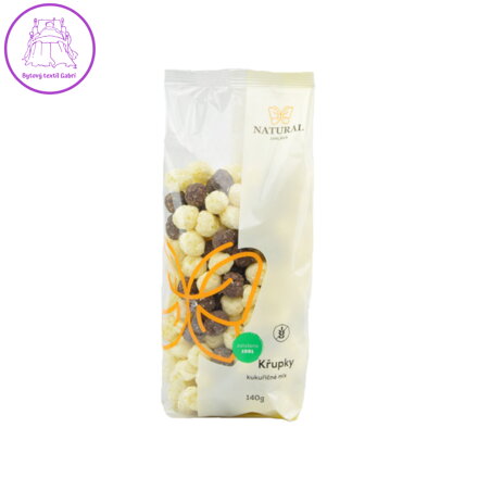 Natural Jihlava Křupky kukuřičné mix jogurt a čokoláda 140g