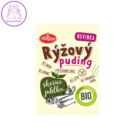 Amylon Rýžový puding s jablkem a skořicí BIO 40 g