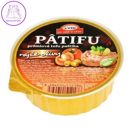 Veto Eco Paštika tofu rajče a olivy Patifu 100 g