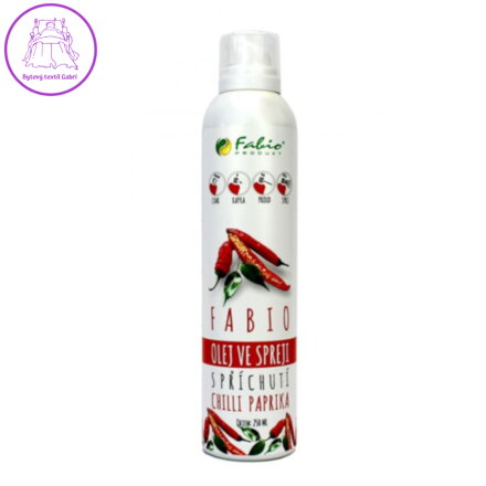 Fabio Produkt Řepkový olej ve spreji s příchutí chilli 250 ml