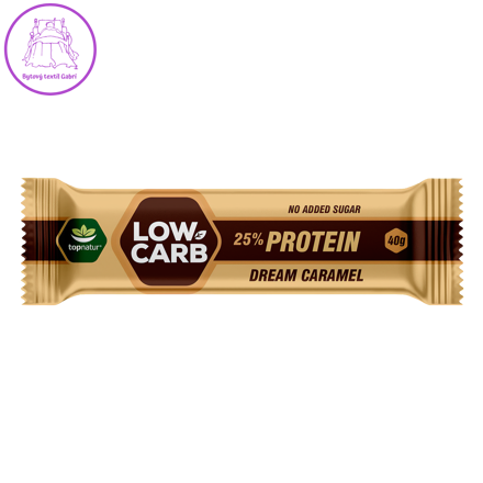 Topnatur Low carb proteinová tyčinka Dream Caramel 40 g