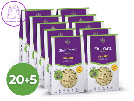 Slim Pasta Výhodný balíček penne bez nálevu 20+5 zdarma