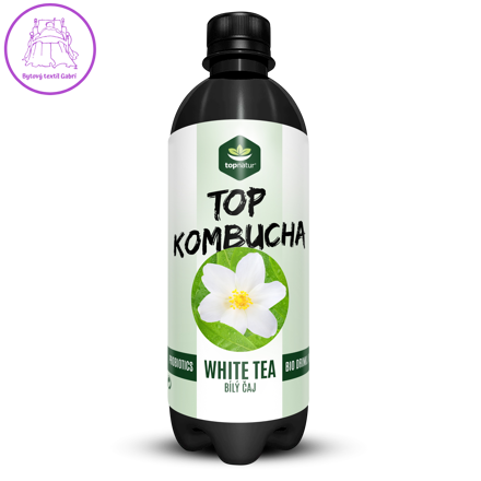 TOP Kombucha Bílý čaj 500 ml