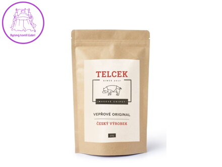 Telcek VEPŘOVÉ CHIPSY originál 50 g