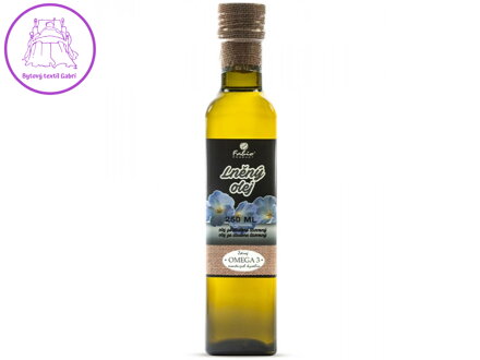 Fabio lněný olej lisovaný za studena 250 ml