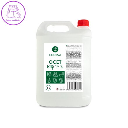 Ecorai Ocet bílý 15 % na úklid extra účinný - kynystr 5 l