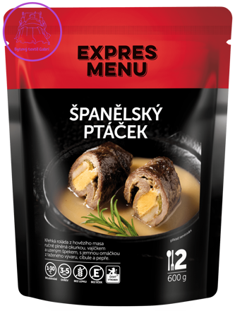 Expres Menu Španělský ptáček 600 g (2 porce)