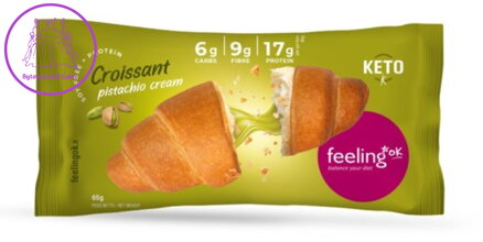 Feeling OK Proteinový croissant s pistáciovou náplní 65 g