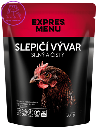 Expres Menu Slepičí vývar, silný a čistý 500 g