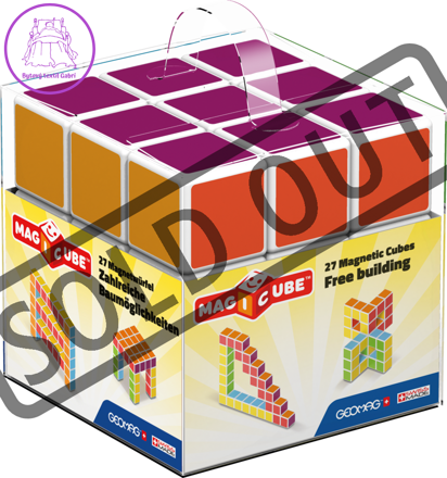 GEOMAG Magnetické kostky Magicube Free Building 27 kostek