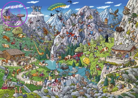 HEYE Puzzle Alpská legrace 1000 dílků