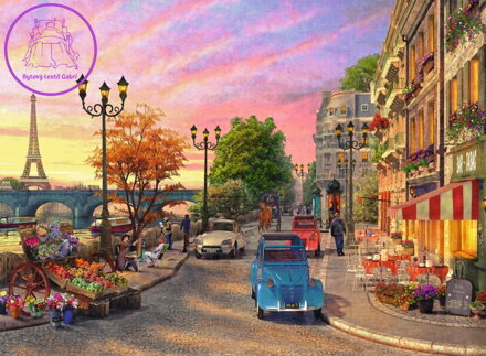 RAVENSBURGER Puzzle Večer v Paříži 500 dílků