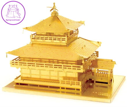 METAL EARTH 3D puzzle Chrám Kinkaku-ji (zlatý)