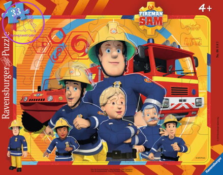 RAVENSBURGER Puzzle Požárník Sam 33 dílků