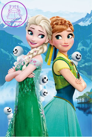 DINO Puzzle Disney pohádky: Anna a Elsa 54 dílků