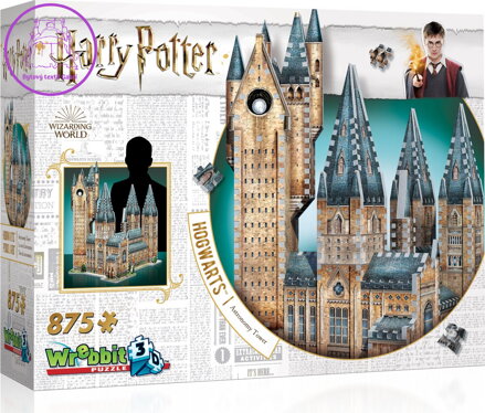 WREBBIT 3D puzzle Harry Potter: Bradavice, Astronomická věž 875 dílků
