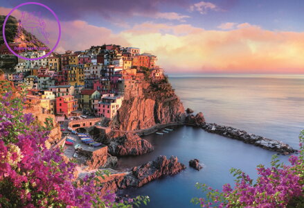 TREFL Puzzle Výhled na Manarolu, Itálie 1500 dílků