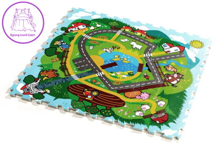 TEDDIES Pěnové puzzle Moje první zvířátka (29x29)