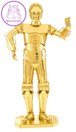 METAL EARTH 3D puzzle Star Wars: C-3PO (zlatý)