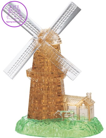 HCM KINZEL 3D Crystal puzzle Větrný mlýn 64 dílků