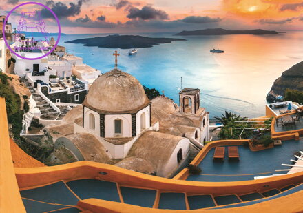 TREFL Puzzle Santorini, Řecko 1000 dílků