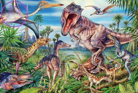 SCHMIDT Puzzle Mezi dinosaury 60 dílků