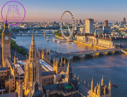 RAVENSBURGER Puzzle Pohled na Londýn, Velká Británie 2000 dílků
