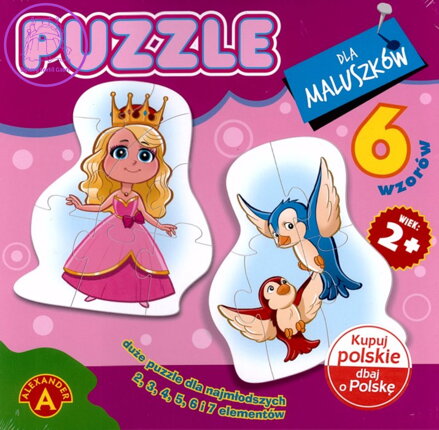 ALEXANDER Baby puzzle Princezna 6v1 (2-7 dílků)