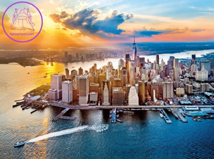 CLEMENTONI Puzzle Pohled na New York 500 dílků