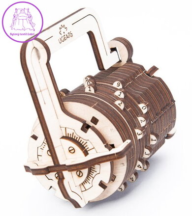 UGEARS 3D puzzle Číselný zámek 34 dílků