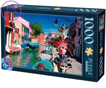 D-TOYS Puzzle Burano, Itálie 1000 dílků