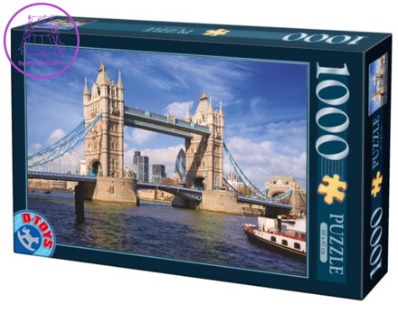 D-TOYS Puzzle Tower Bridge, Londýn 1000 dílků