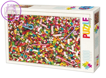 D-TOYS Puzzle Sladkosti 1000 dílků