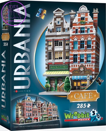 WREBBIT 3D puzzle Urbania: Kavárna 285 dílků