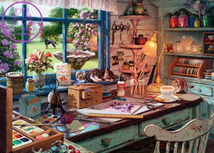 RAVENSBURGER Puzzle Řemeslná dílna 1000 dílků