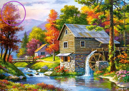 CASTORLAND Puzzle Starý mlýn 500 dílků