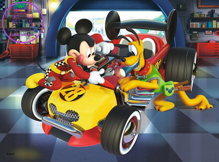 TREFL Puzzle Mickey Mouse: Příprava na závod 20 dílků