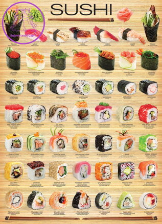EUROGRAPHICS Puzzle Sushi 1000 dílků